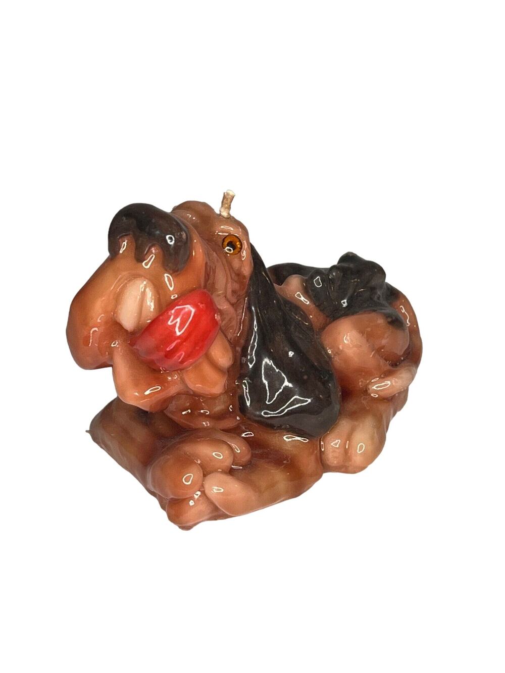 Vintage Tennessee Vols Carved Smokey Candle Sculpture Volunteers Mascot Dog